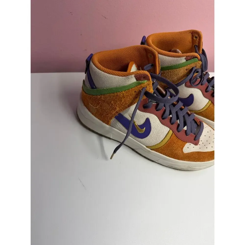 Nike Dunk HI Up PRM Women’s Multi Sz Sail/Canyon Purple size 8.5